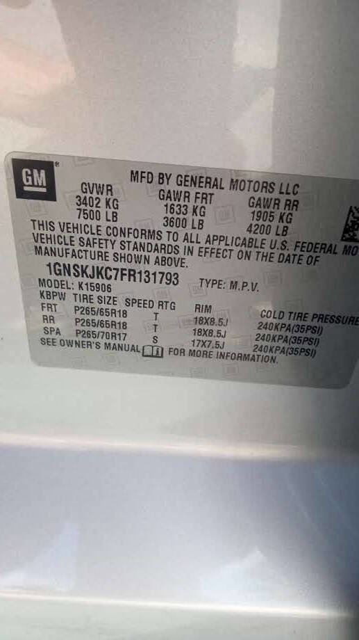 Used 2015 Chevrolet Suburban LT image 24