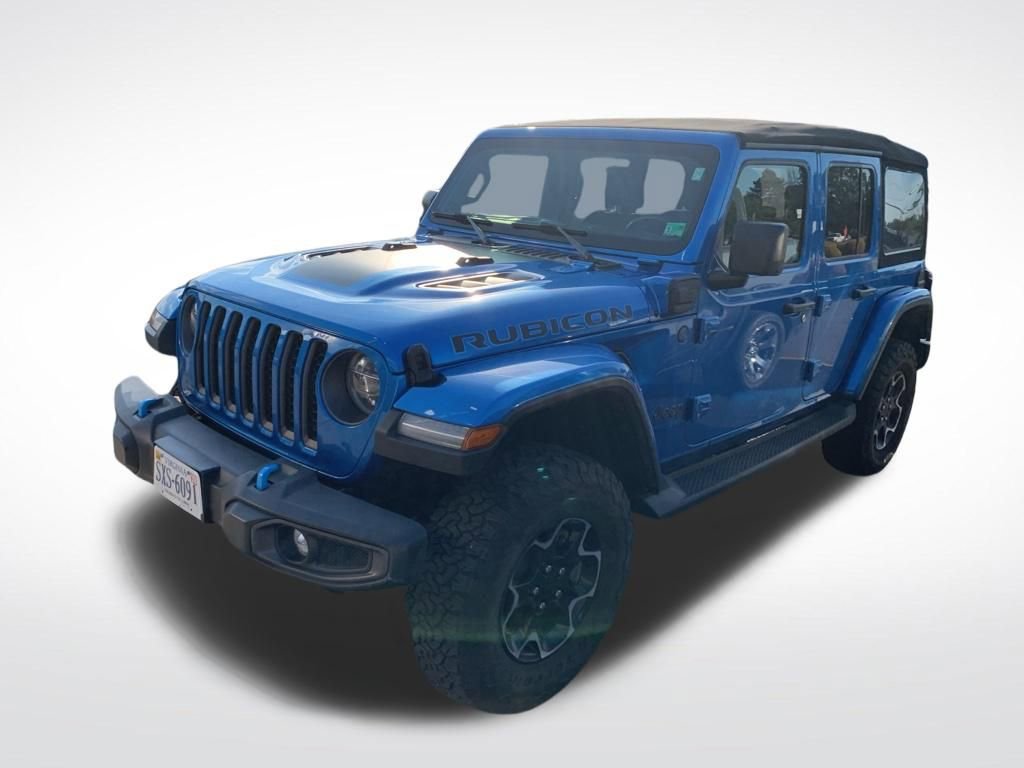 Used 2021 Jeep Wrangler Unlimited Rubicon 4xe w/ Cold Weather Group AWD/4WD image 3