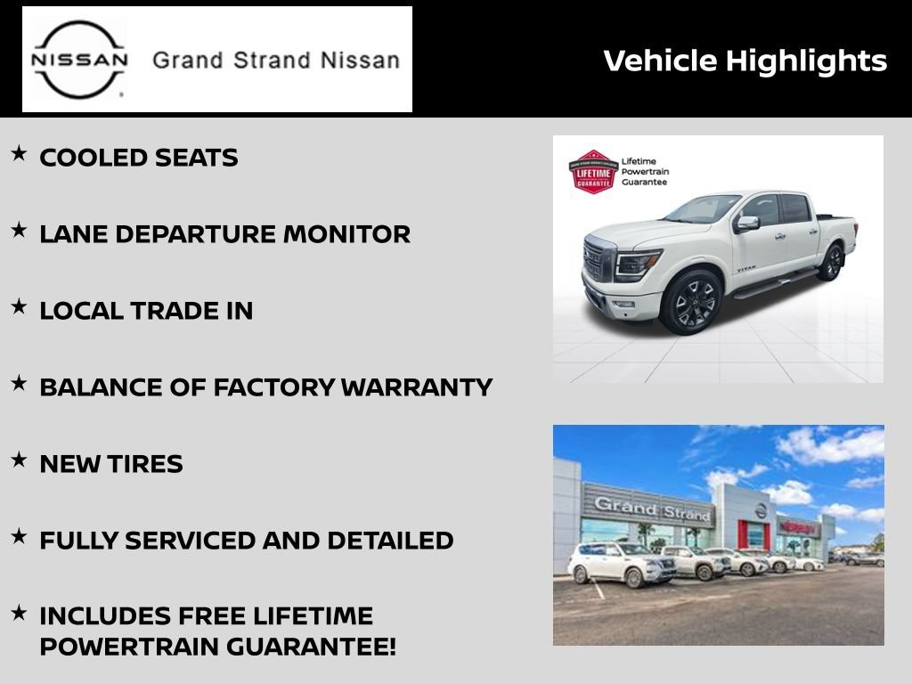 Certified 2024 Nissan Titan Platinum Reserve w/ Moonroof Package RWD image 6