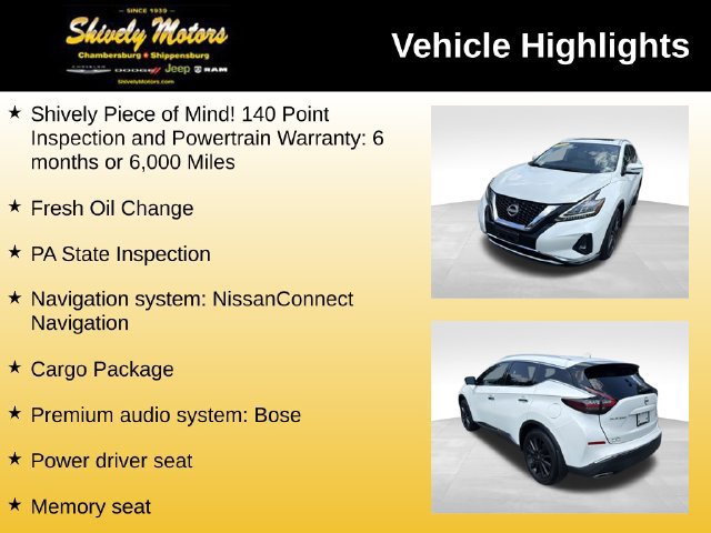 Used 2023 Nissan Murano Platinum w/ Cargo Package AWD/4WD image 7