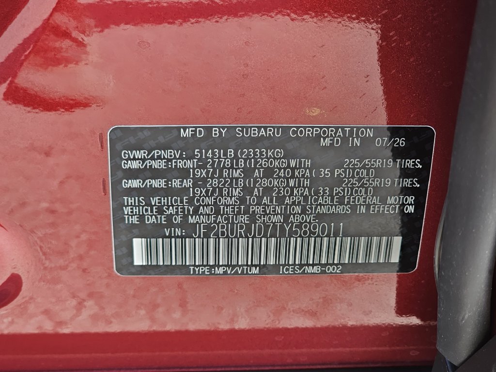New 2026 Subaru Outback Touring XT AWD/4WD image 32