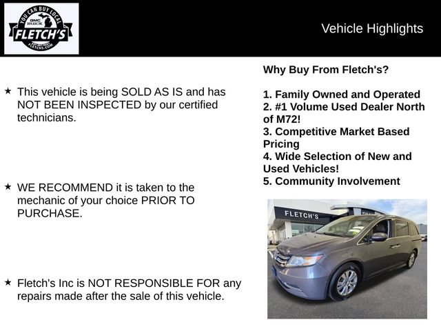Used 2015 Honda Odyssey EX image 2