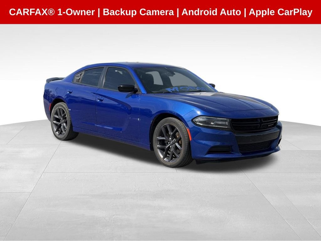 Used 2021 Dodge Charger SXT w/ Blacktop Package RWD image 1