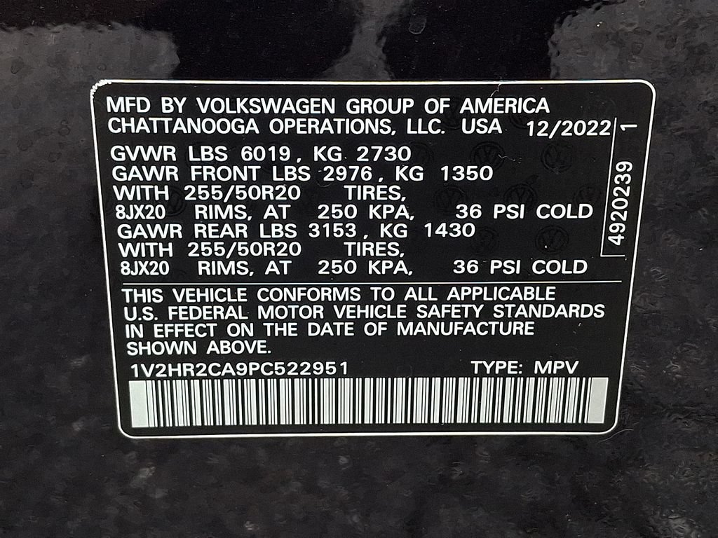 Used 2023 Volkswagen Atlas SE AWD/4WD image 29