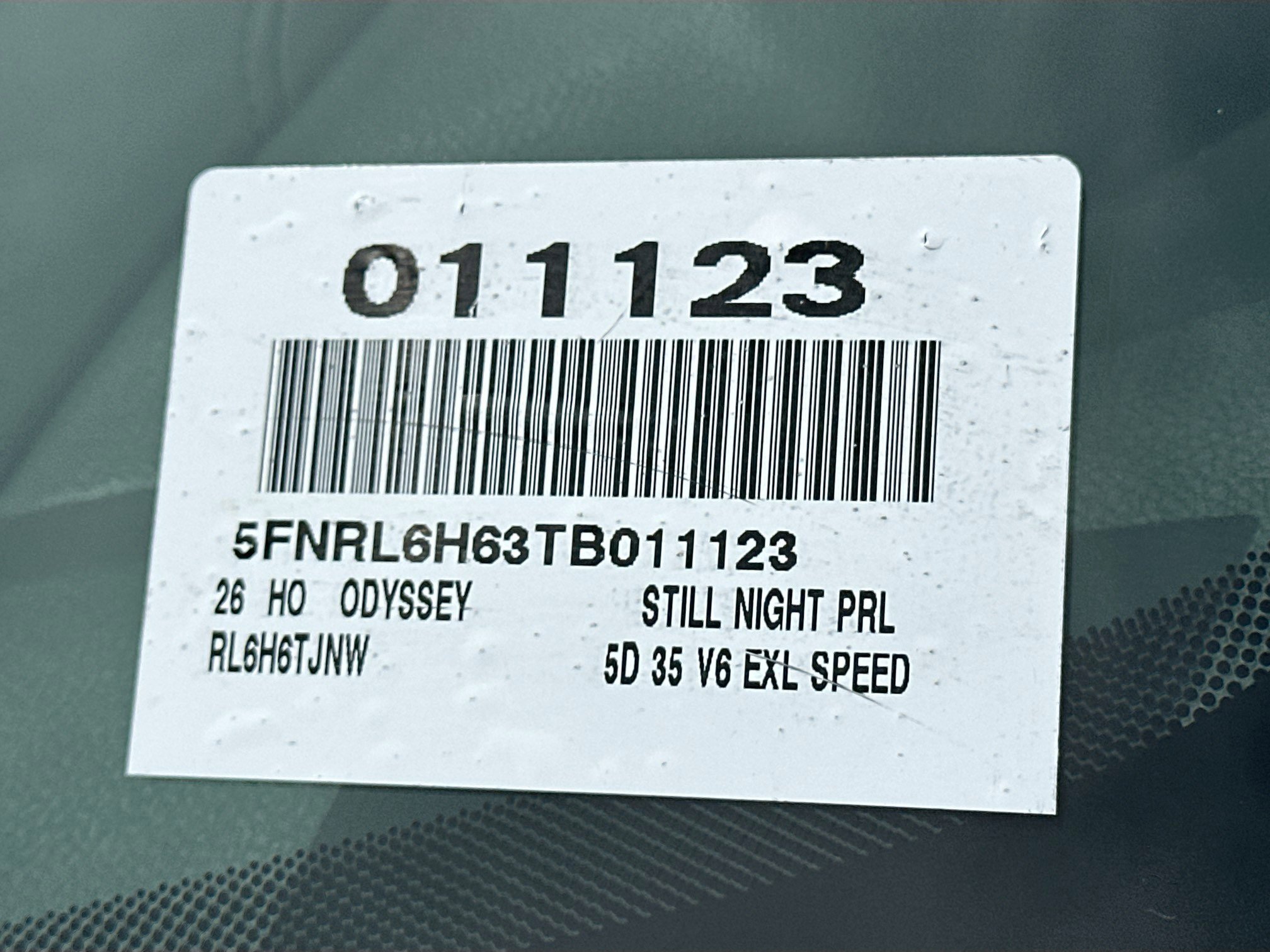 New 2026 Honda Odyssey EX-L image 27