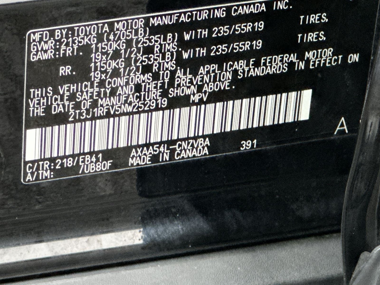 Used 2022 Toyota RAV4 Adventure AWD/4WD image 29