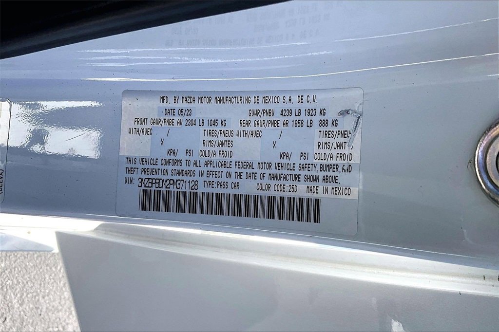 Certified 2023 MAZDA MAZDA3 s image 16
