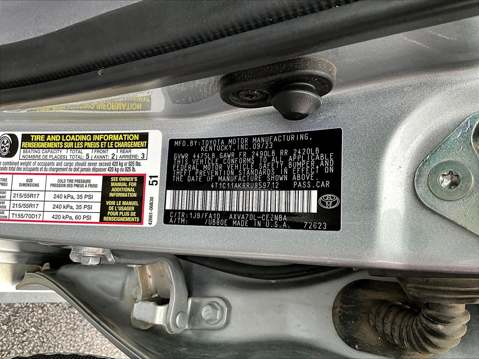 Used 2024 Toyota Camry LE FWD image 19