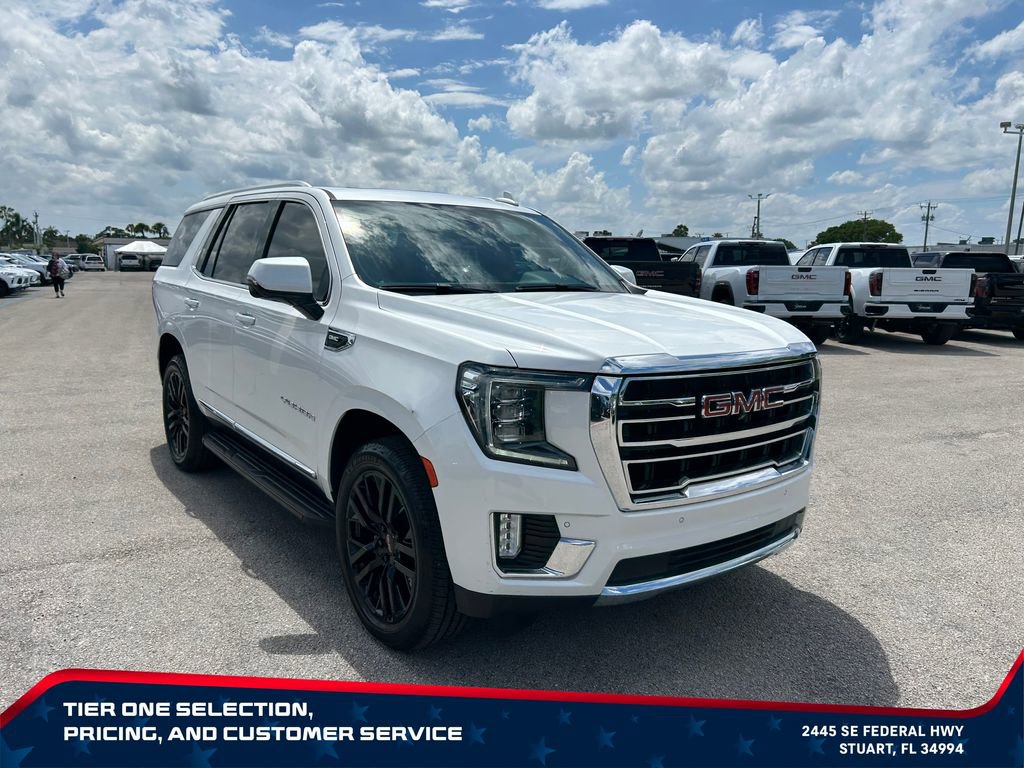 Used 2021 GMC Yukon SLT w/ SLT Premium Package RWD image 3