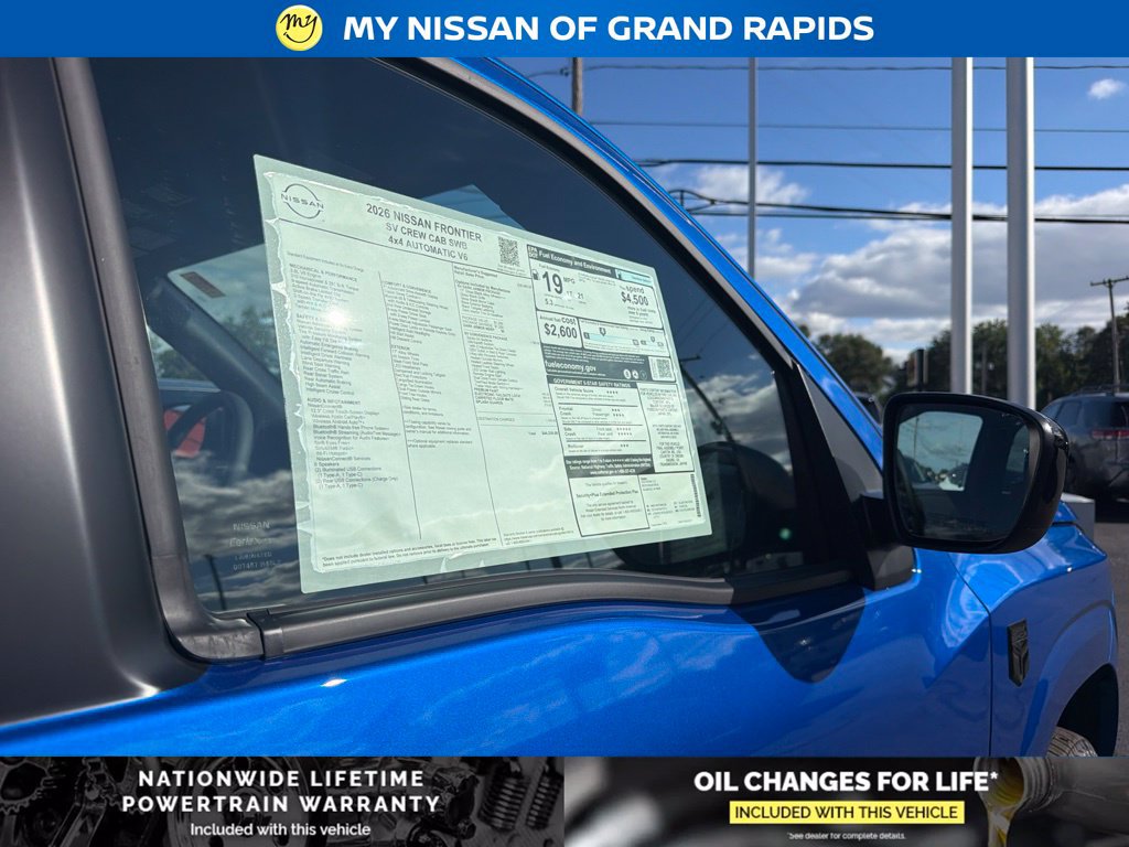 New 2026 Nissan Frontier SV w/ SV Convenience Package AWD/4WD image 23