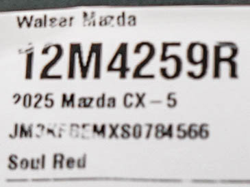 Certified 2025 MAZDA CX-5 AWD 2.5 S w/ Premium Plus Pkg image 32
