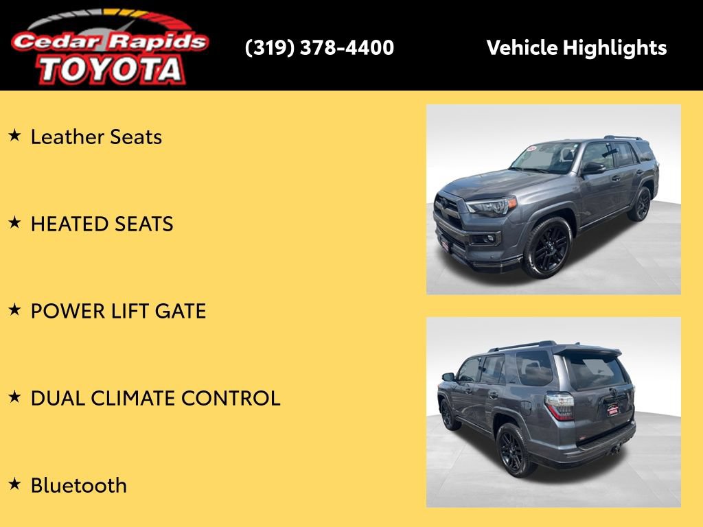Certified 2021 Toyota 4Runner Nightshade AWD/4WD image 15