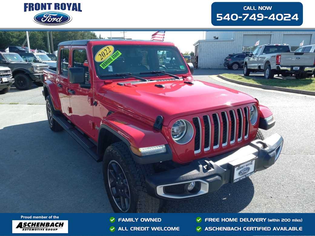 Used 2022 Jeep Gladiator Overland w/ Popular Equipment Package