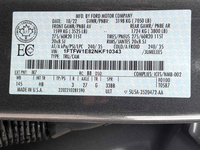 Certified 2022 Ford F150 Lariat AWD/4WD image 35