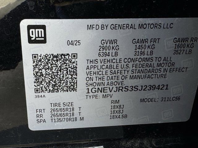 Used 2025 Chevrolet Traverse Z71 w/ Driver Confidence Package image 32