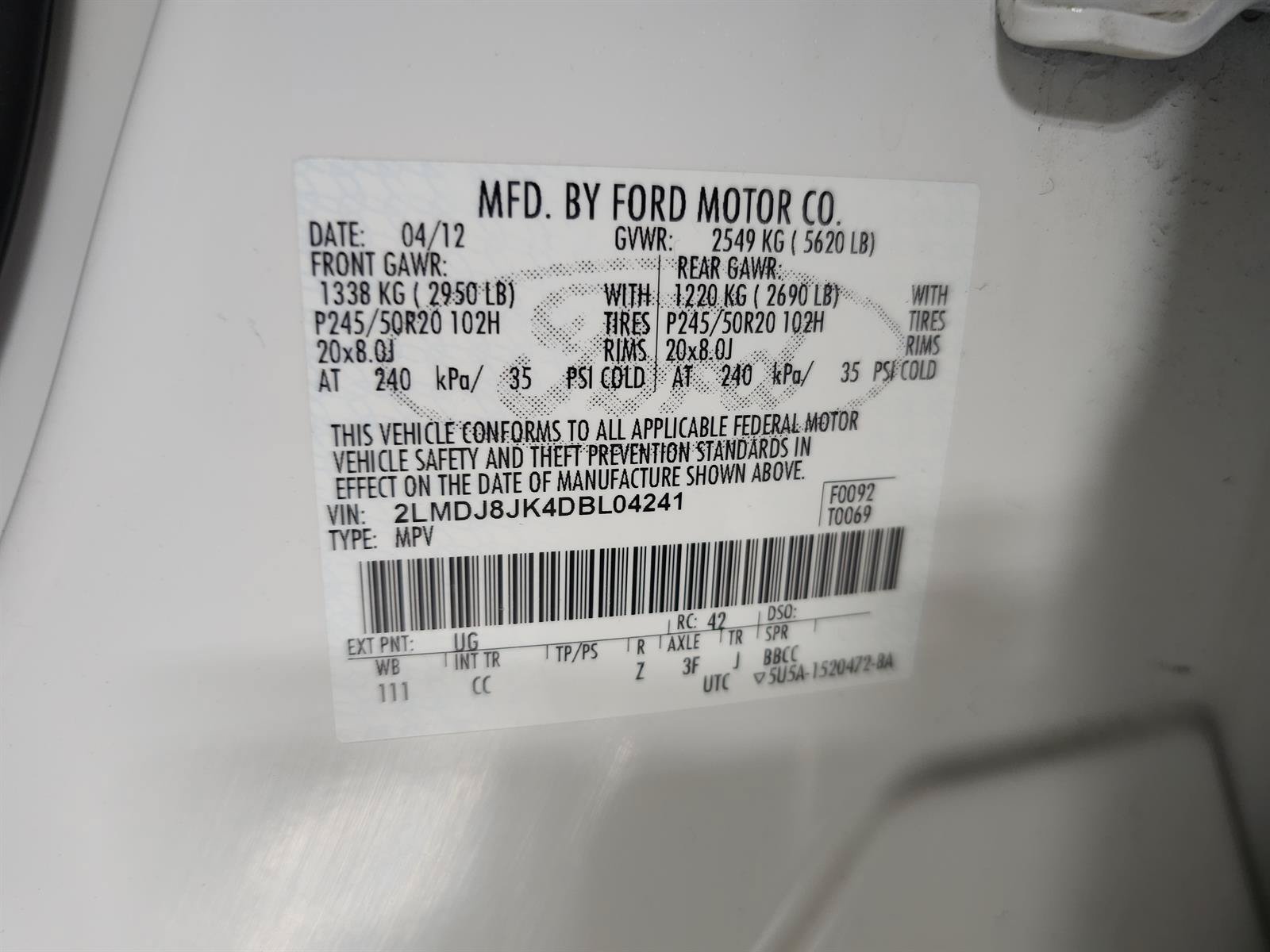 Used 2013 Lincoln MKX AWD image 30