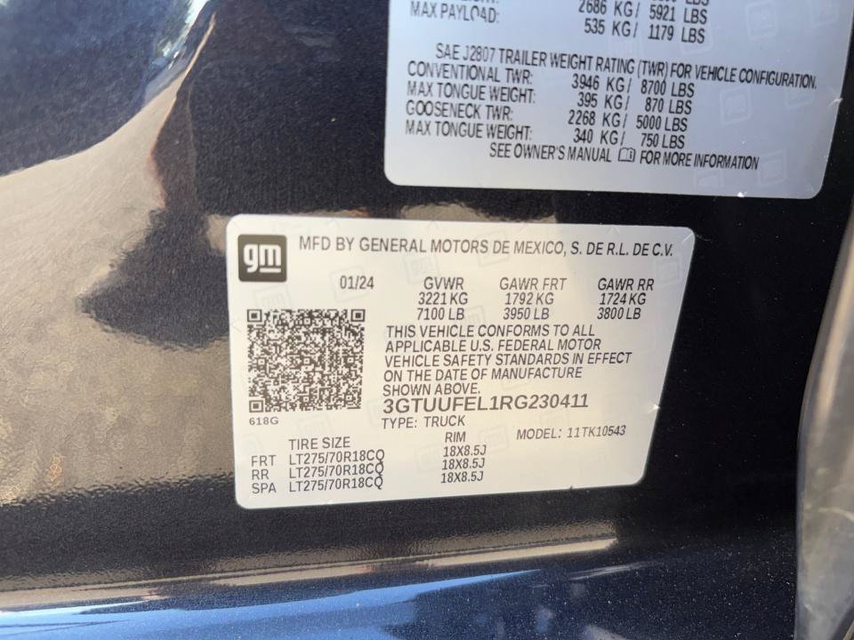 Certified 2024 GMC Sierra 1500 AT4X AWD/4WD image 38