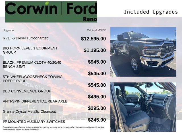 Used 2025 RAM 2500 Big Horn AWD/4WD image 3