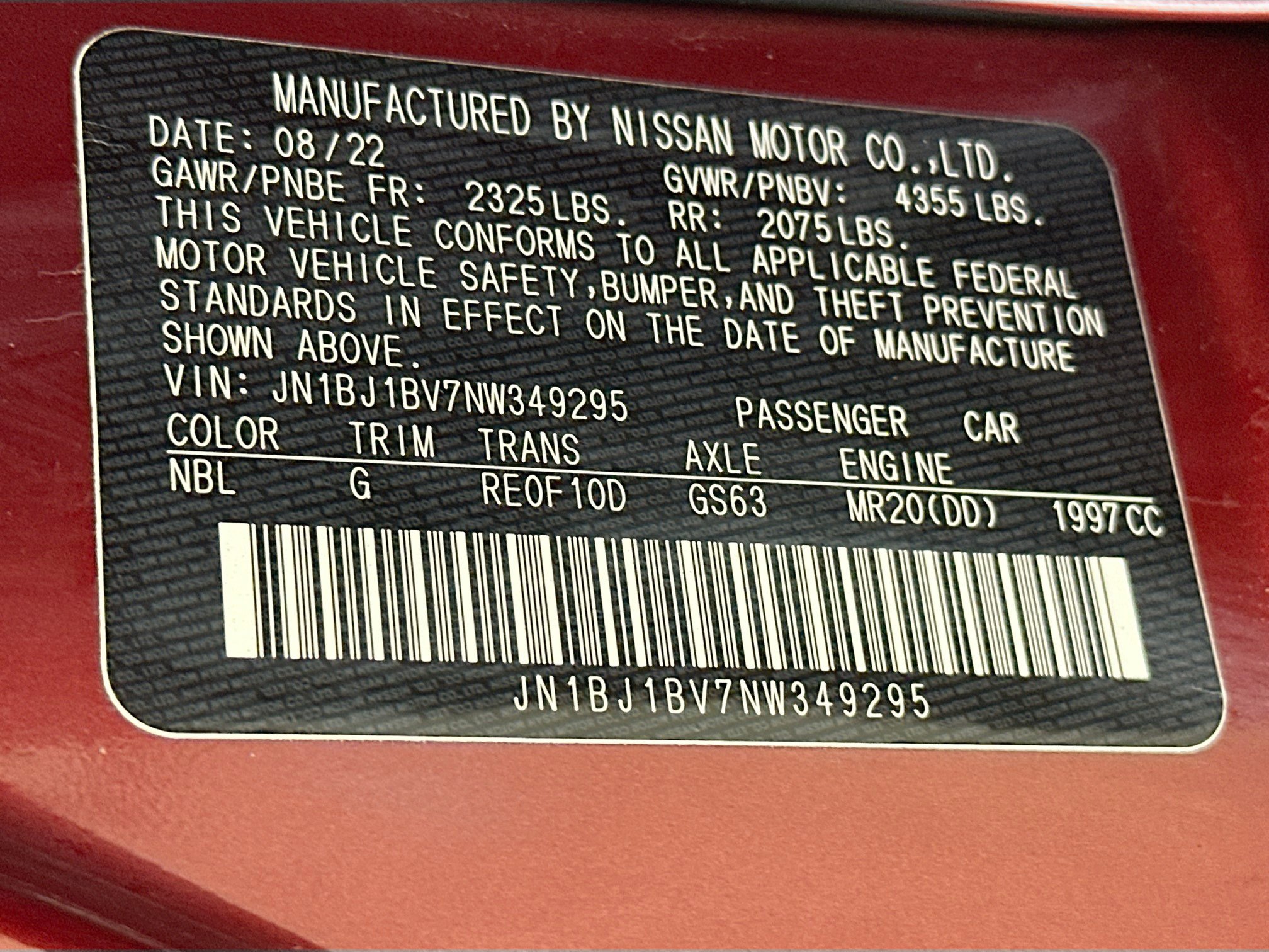 Used 2022 Nissan Rogue Sport SV FWD image 30