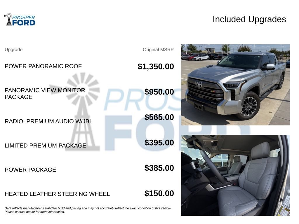 Used 2024 Toyota Tundra Limited AWD/4WD image 3