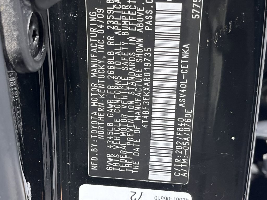 Used 2010 Toyota Camry image 8