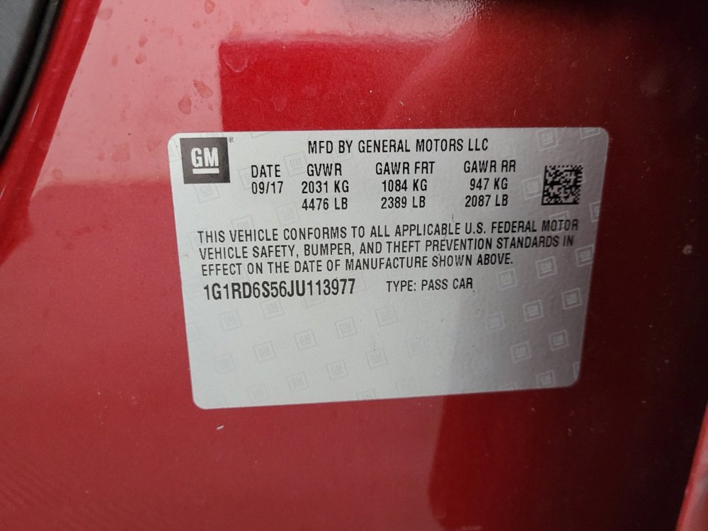 Used 2018 Chevrolet Volt Premier w/ Driver Confidence Package image 33