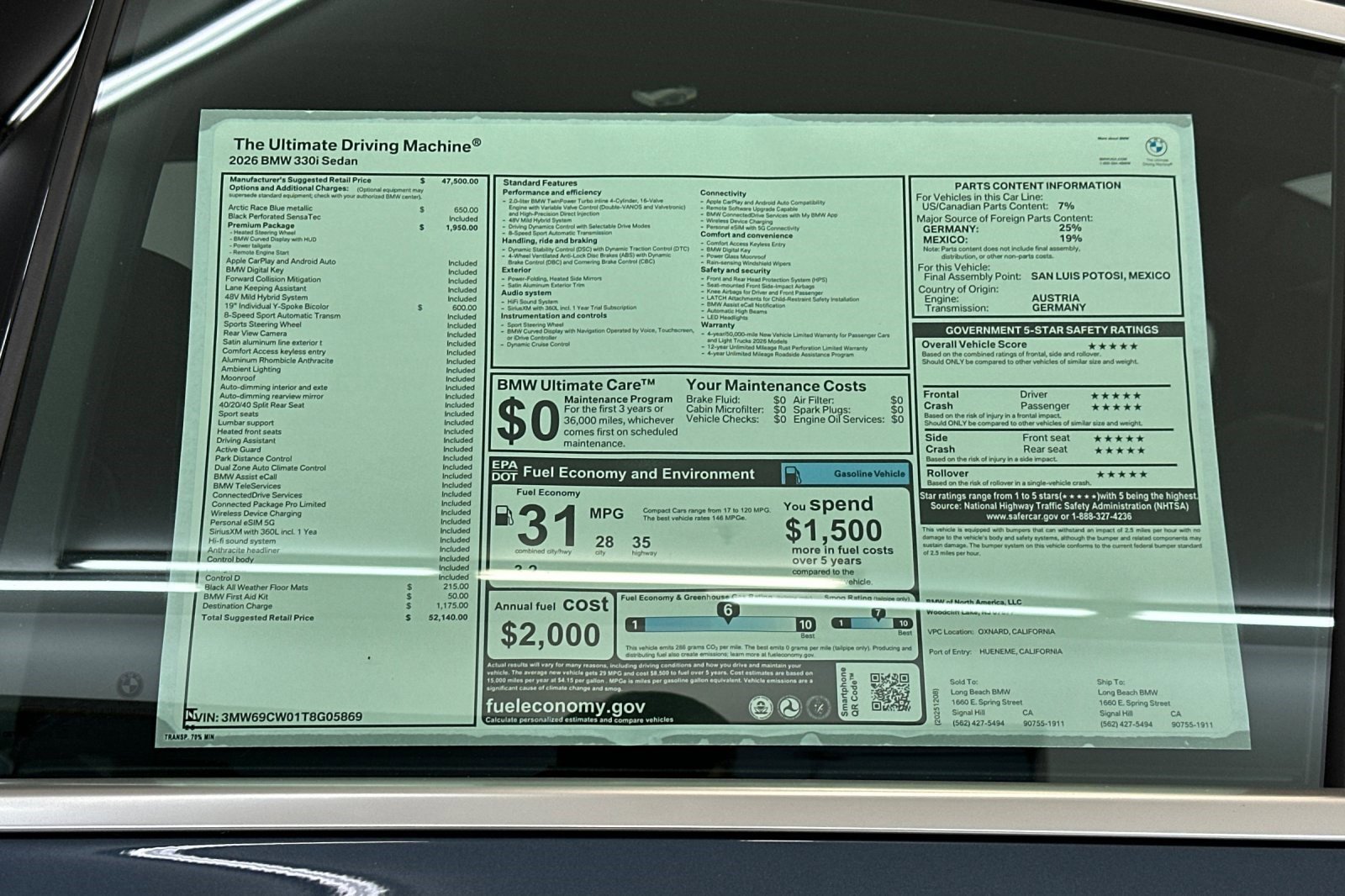 New 2026 BMW 330i Sedan w/ Premium Package image 29