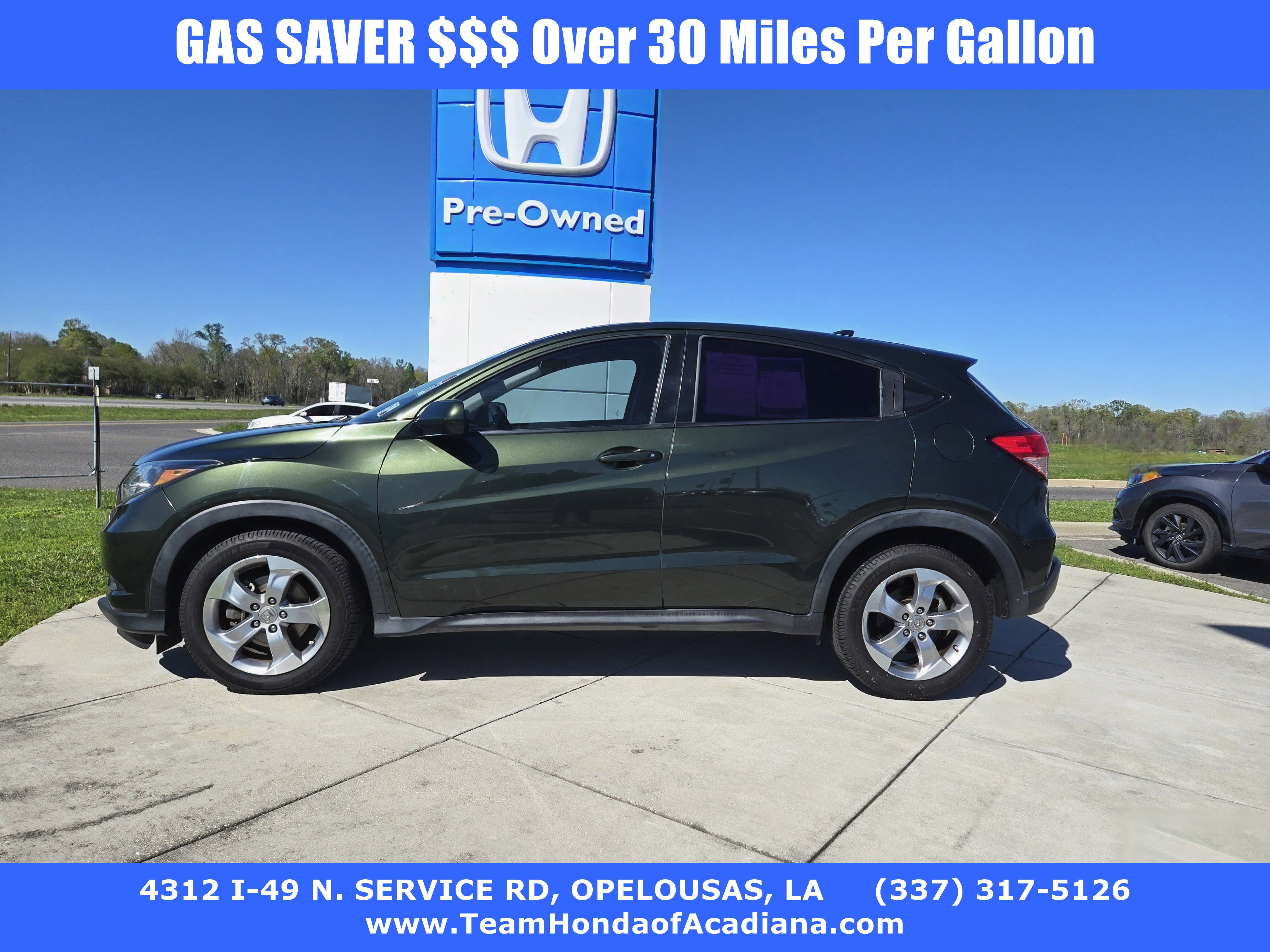 Certified 2018 Honda HR-V LX
