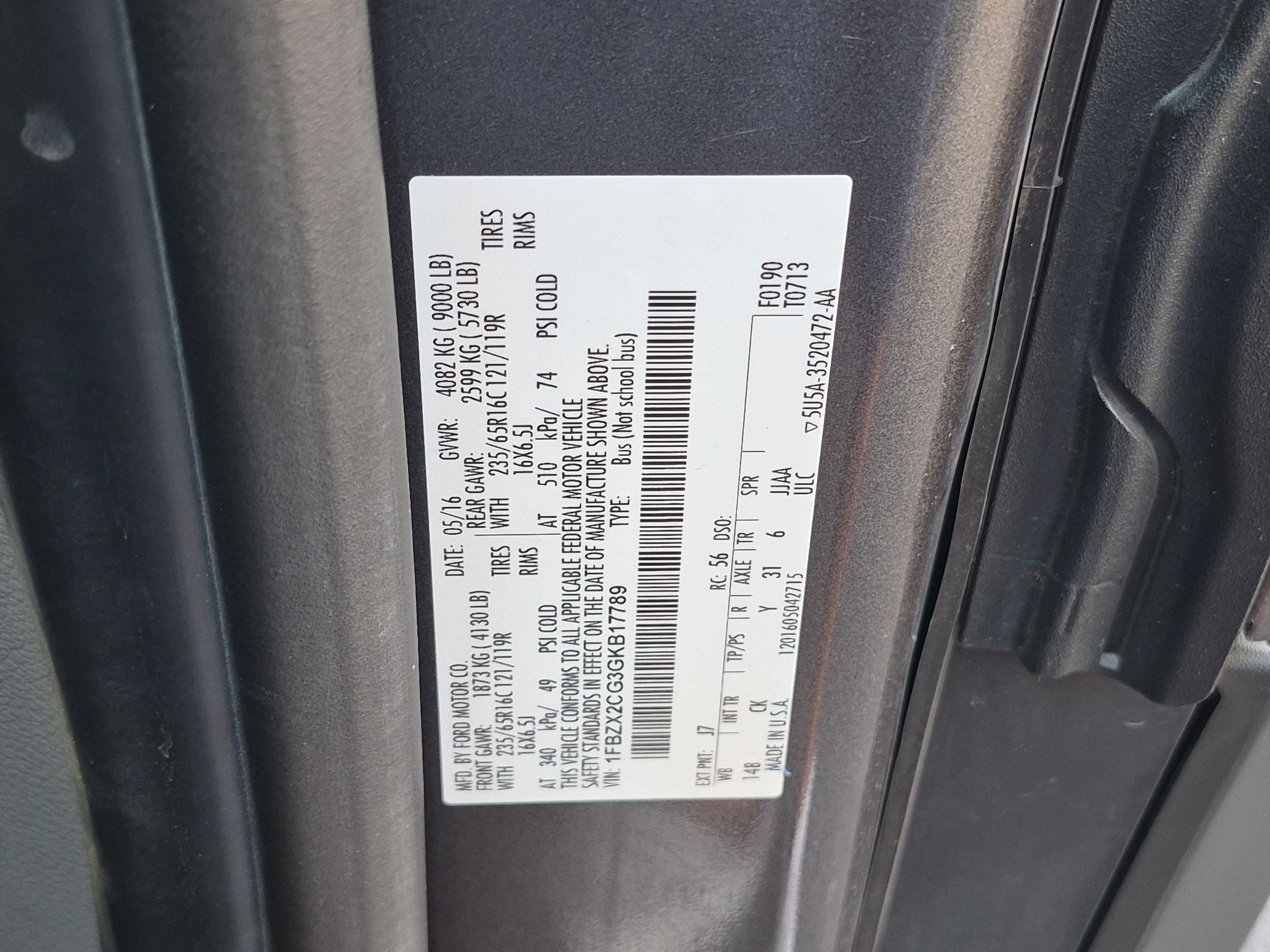 Used 2016 Ford Transit 350 XLT RWD image 32