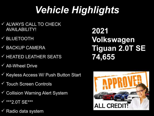 Used 2021 Volkswagen Tiguan SE AWD/4WD image 9