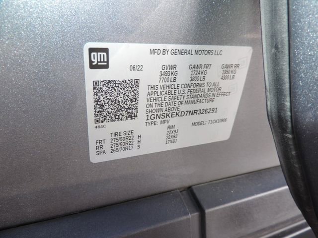 Certified 2022 Chevrolet Suburban RST w/ Luxury Package image 22