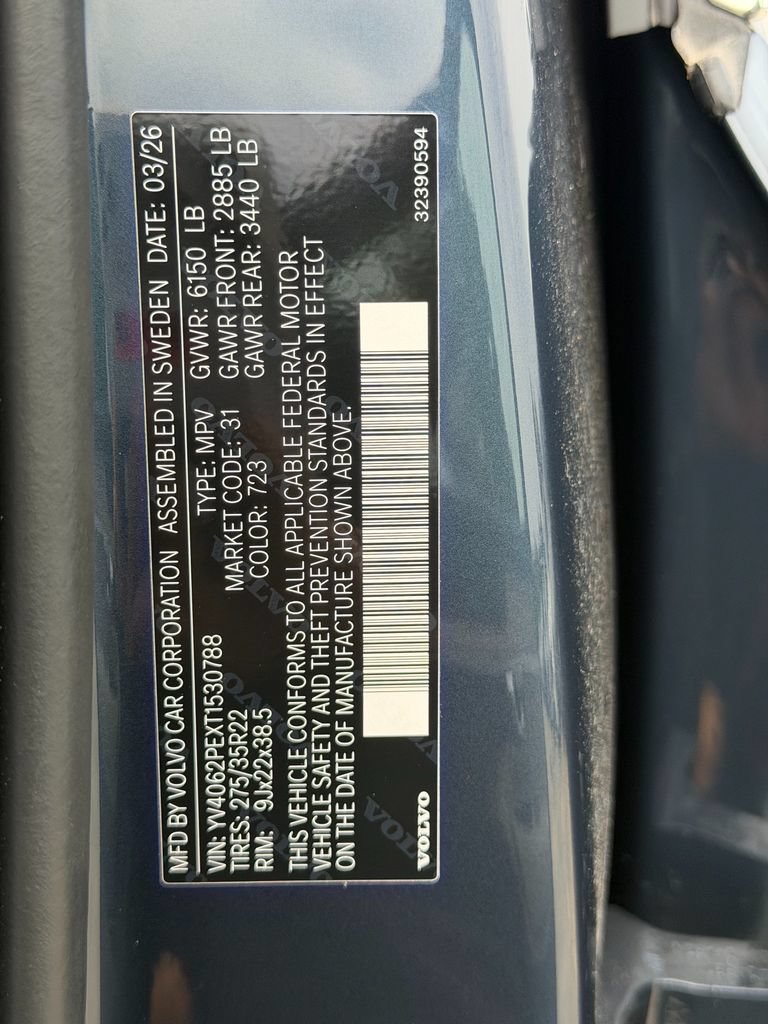 New 2026 Volvo XC90 B6 Plus w/ Protection Package Premier AWD/4WD image 34
