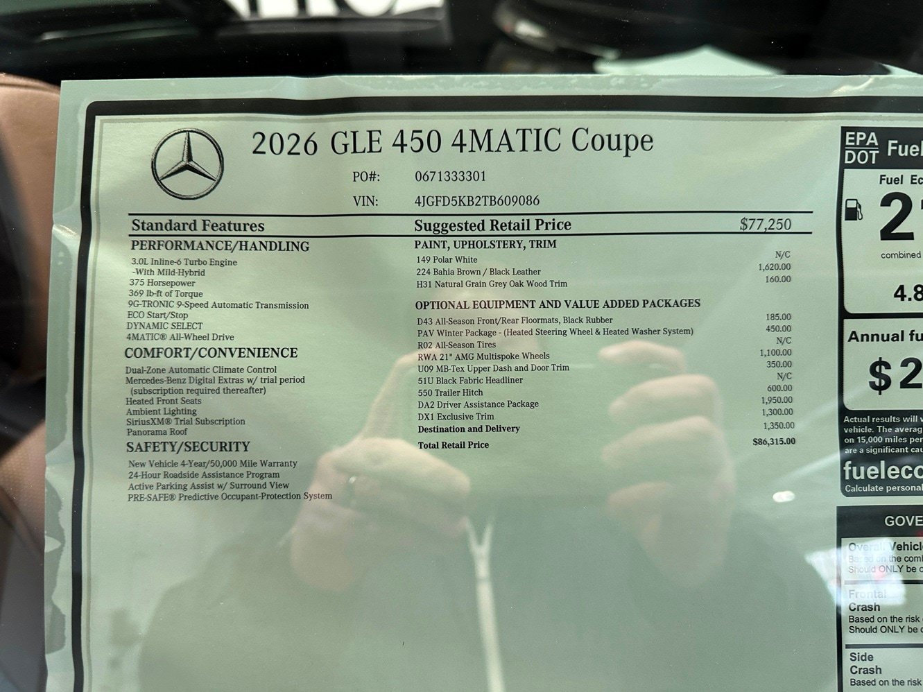 New 2026 Mercedes-Benz GLE 450 4MATIC Coupe image 17