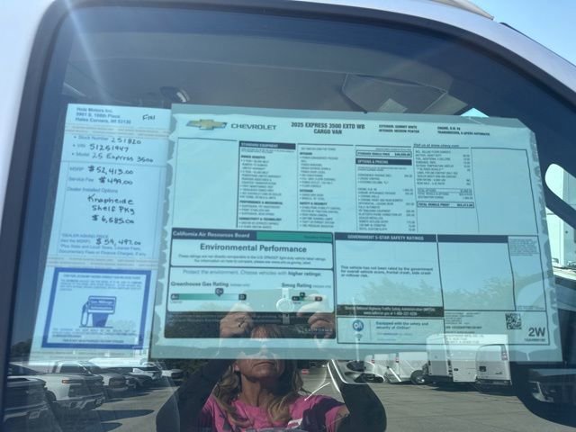 New 2025 Chevrolet Express 3500 Extended w/ Driver Convenience Package image 18