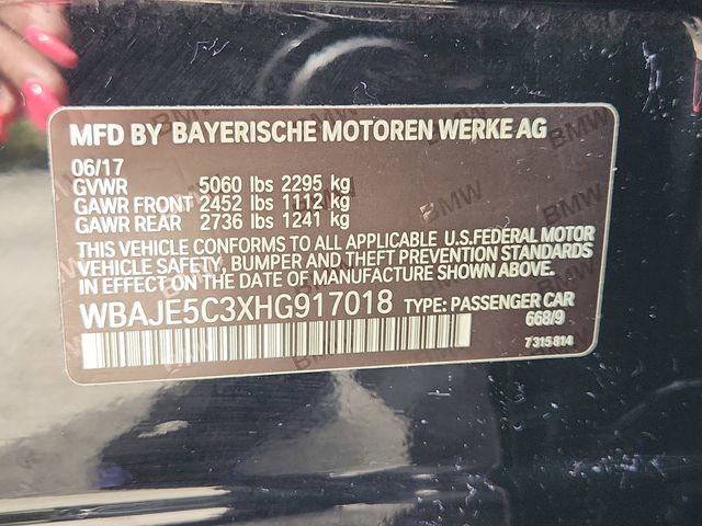 Used 2017 BMW 540i RWD image 33