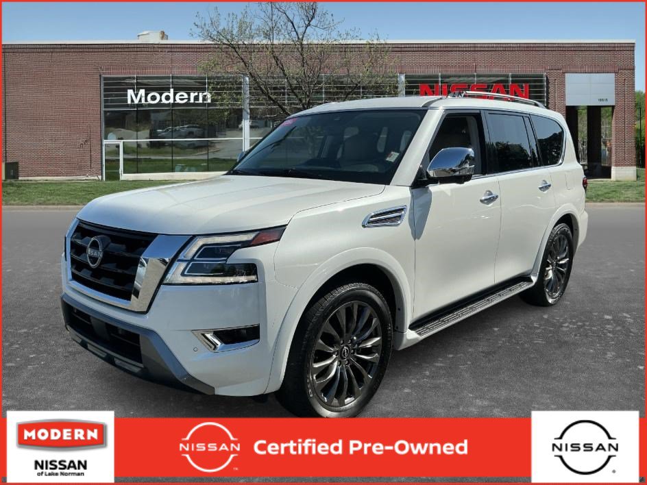 Certified 2023 Nissan Armada Platinum w/ Captain's Chairs Package RWD video 1