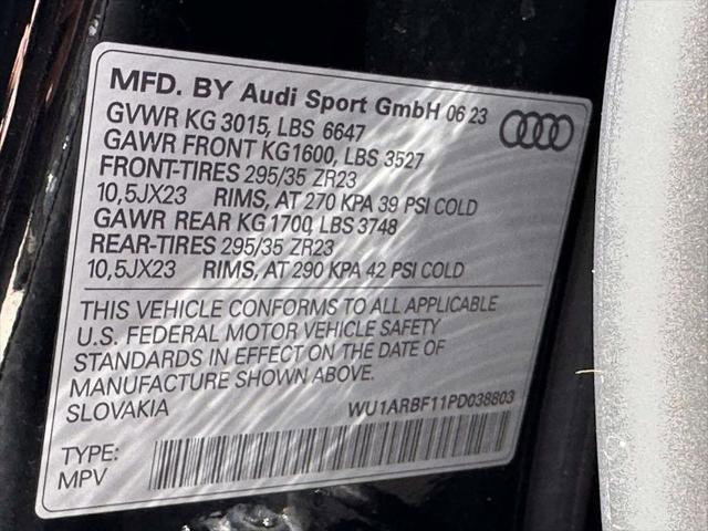 Used 2023 Audi RS Q8 w/ Black Optic Package AWD/4WD image 31