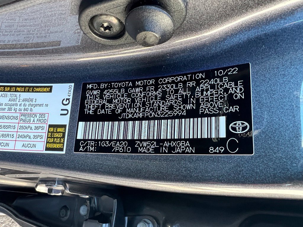 Certified 2022 Toyota Prius Prime XLE FWD image 45