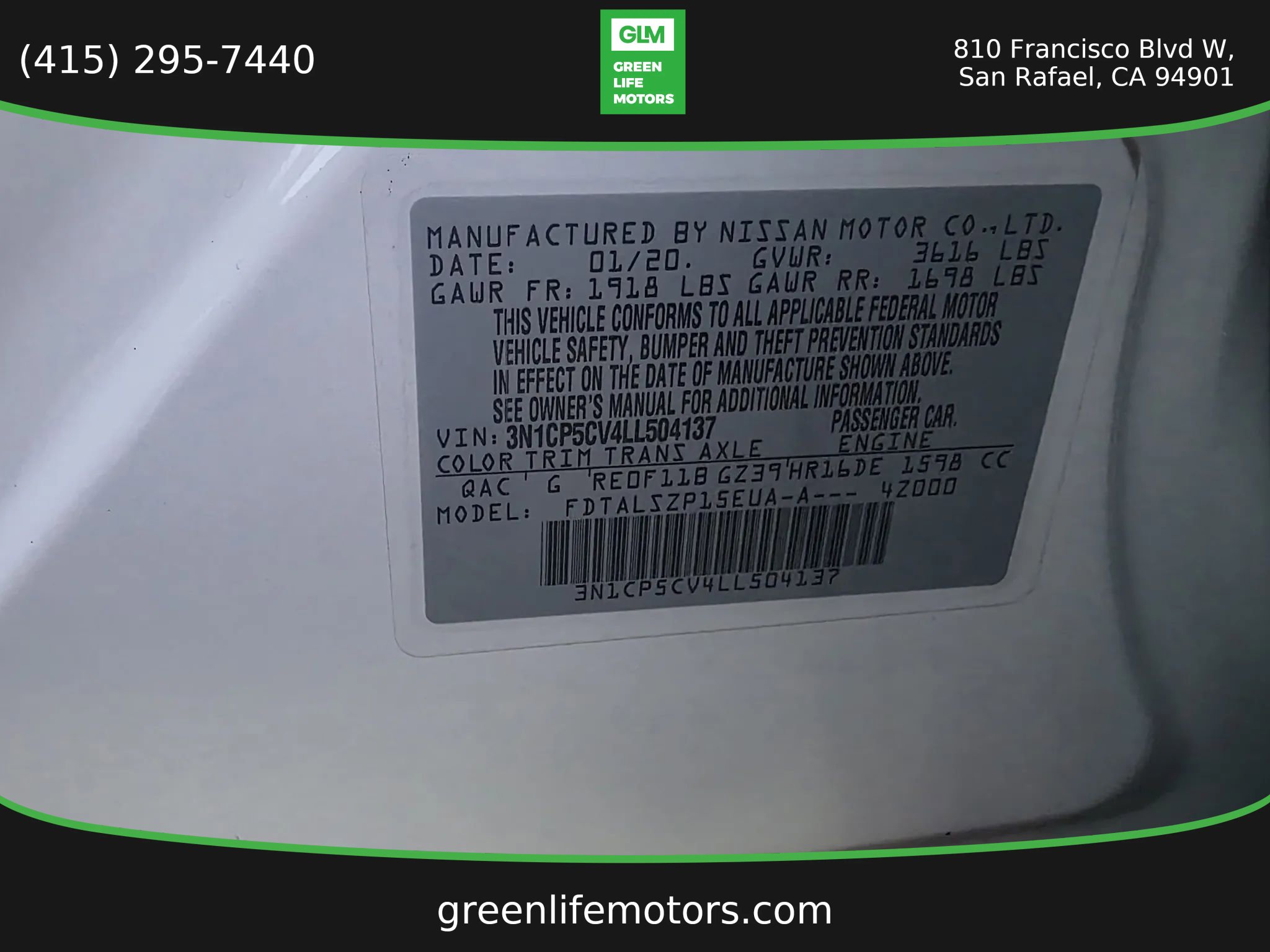 Used 2020 Nissan Kicks SV image 25