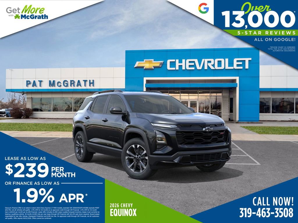 New 2026 Chevrolet Equinox RS