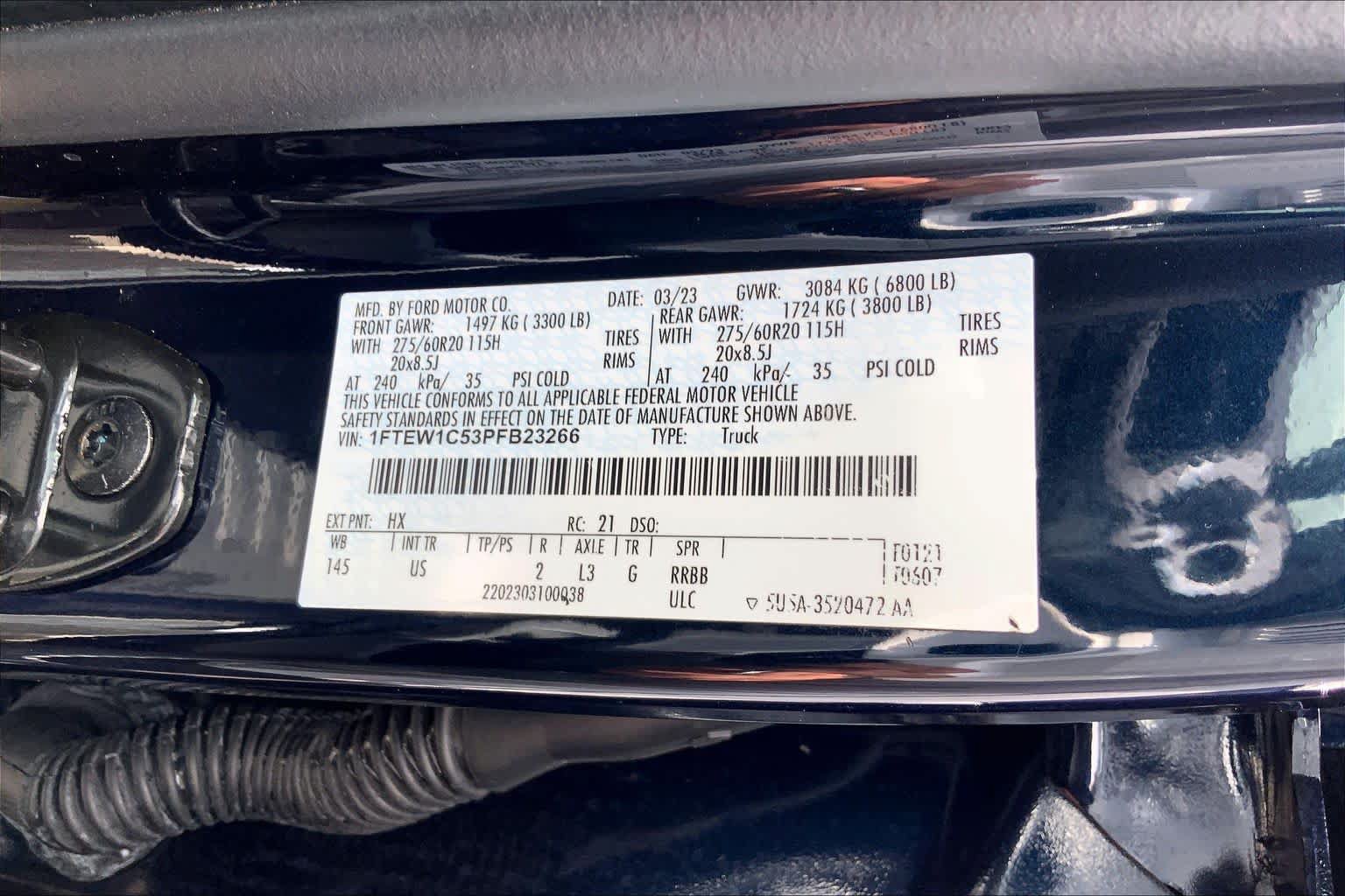 Certified 2023 Ford F150 XLT w/ Equipment Group 302A High RWD image 31