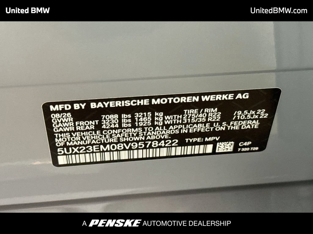 New 2027 BMW X7 xDrive40i w/ M Sport Package AWD/4WD image 23