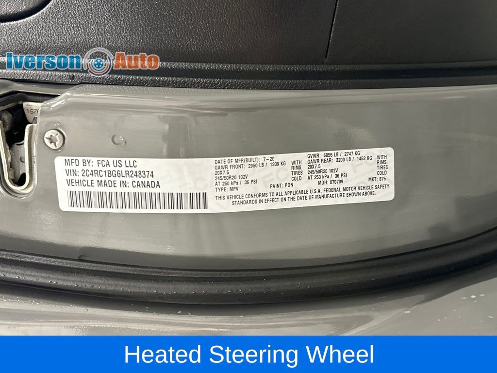 Used 2020 Chrysler Pacifica Touring-L w/ Advanced Safetytec Group image 15