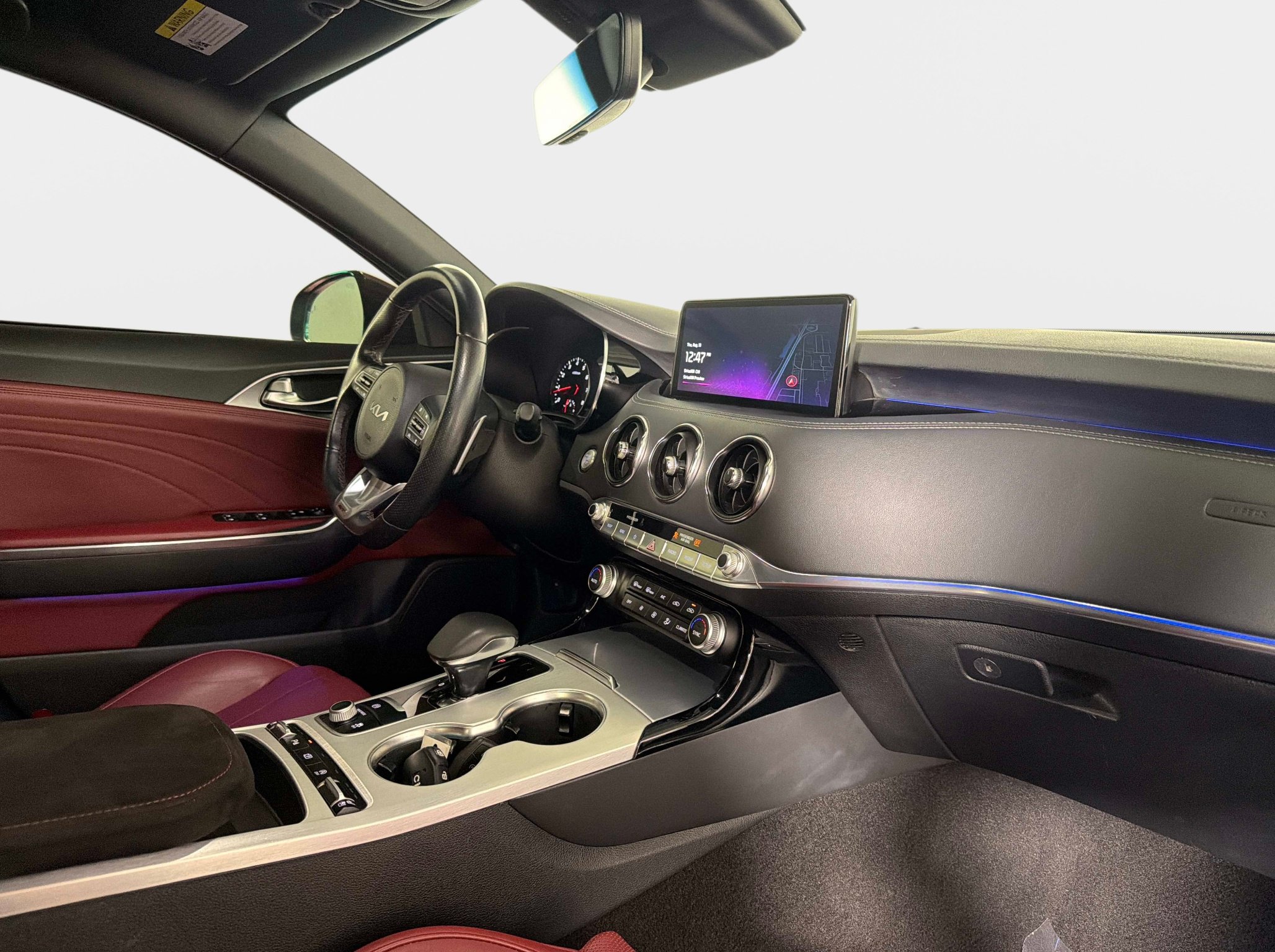 Used 2023 Kia Stinger GT2 w/ Red Interior Color Package RWD image 21