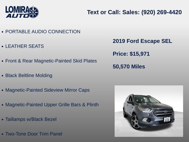 Used 2019 Ford Escape SEL w/ SEL Sport Appearance Package FWD image 27