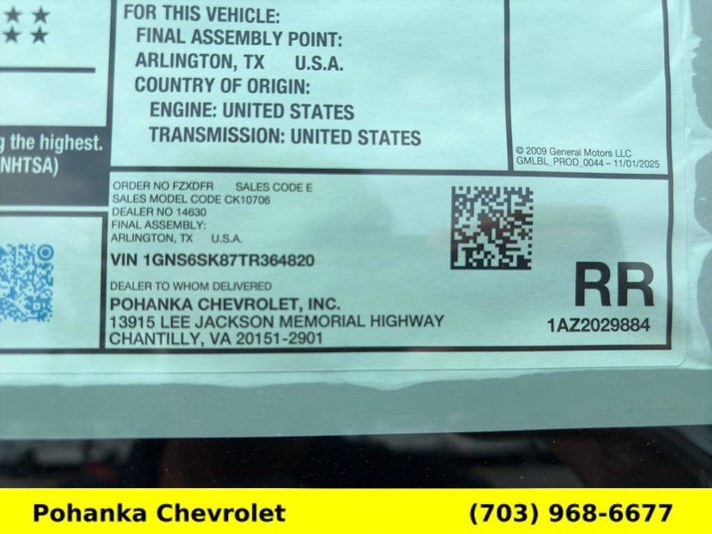 New 2026 Chevrolet Tahoe Premier w/ Sun And Tow Package AWD/4WD image 46