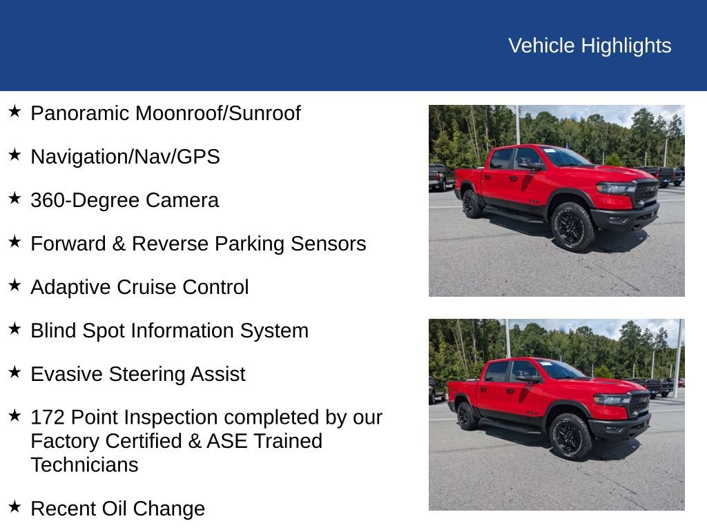 Used 2025 RAM 1500 Rebel w/ Advanced Safety Group II AWD/4WD image 36