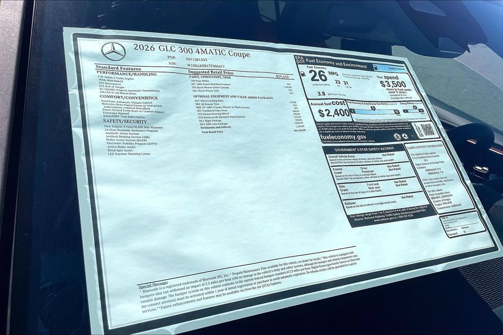 New 2026 Mercedes-Benz GLC 300 4MATIC image 13