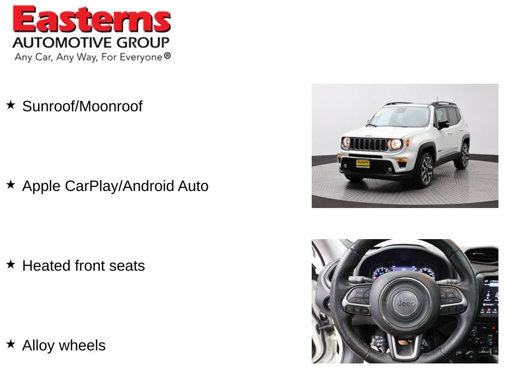 Used 2022 Jeep Renegade Limited w/ Sun, Sound & Wheels Group AWD/4WD image 13