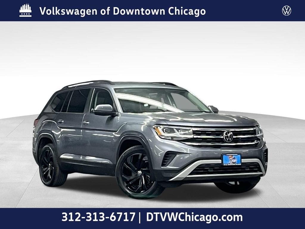 Certified 2023 Volkswagen Atlas SE w/ Black Wheel Package AWD/4WD image 1